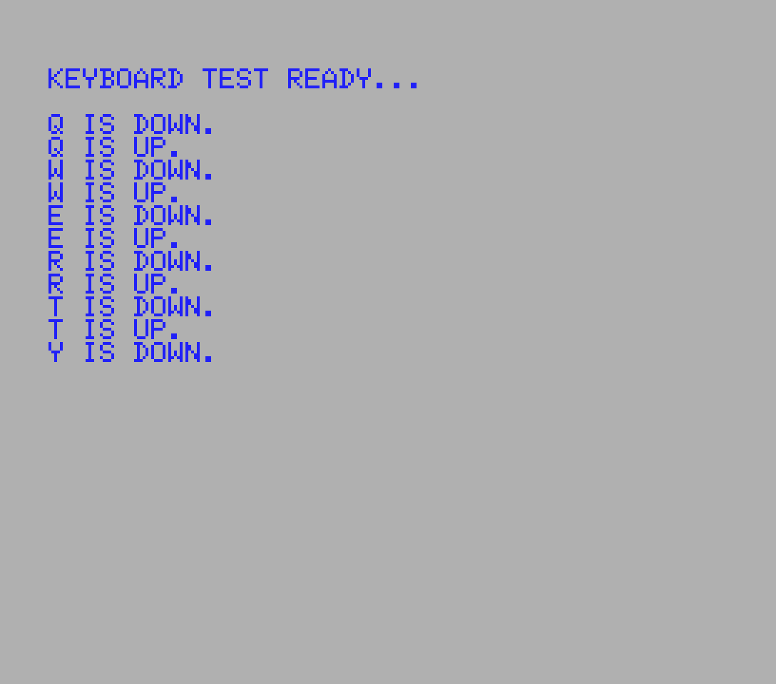 Keyboard Test