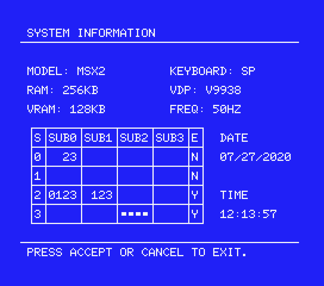 System Information